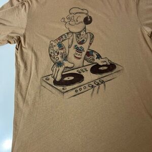 Tan Graphic DJ Men's Tee